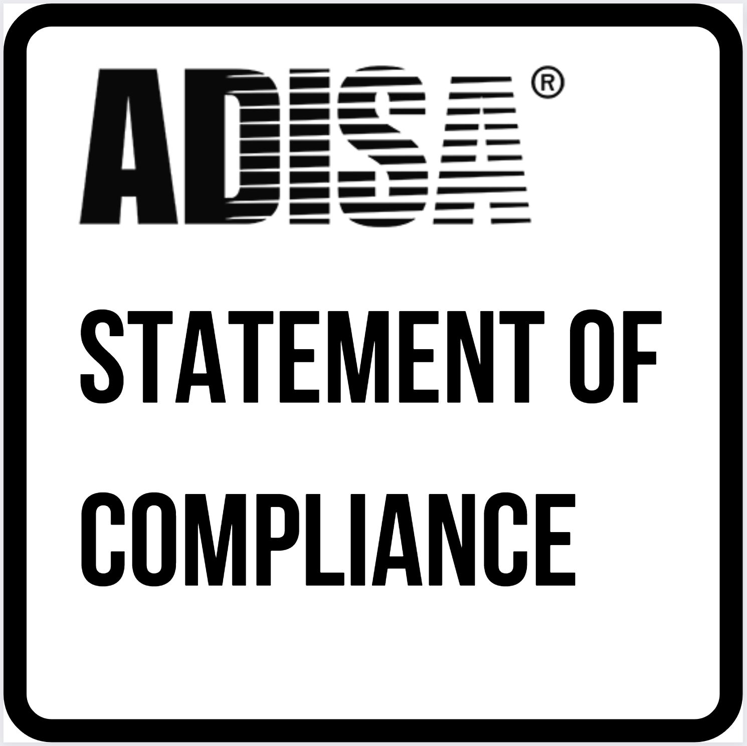 ADISA Standard 8.0 – Statement of Compliance Template.