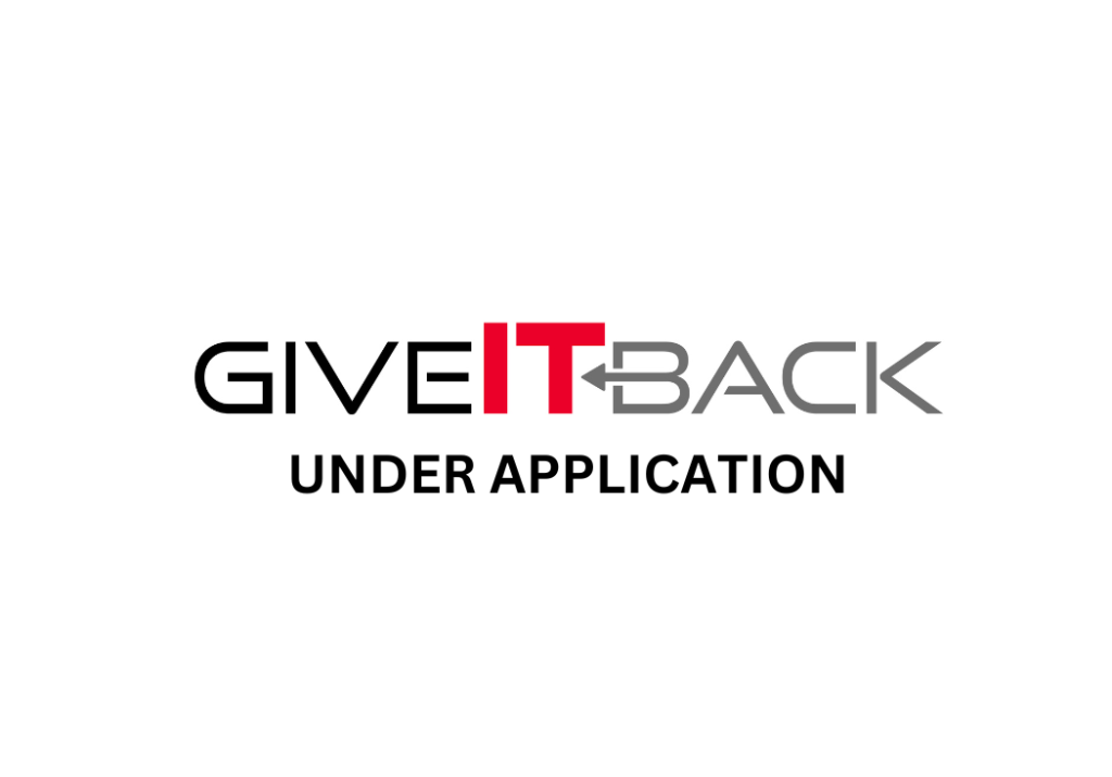 GiveITback (Under Application) banner